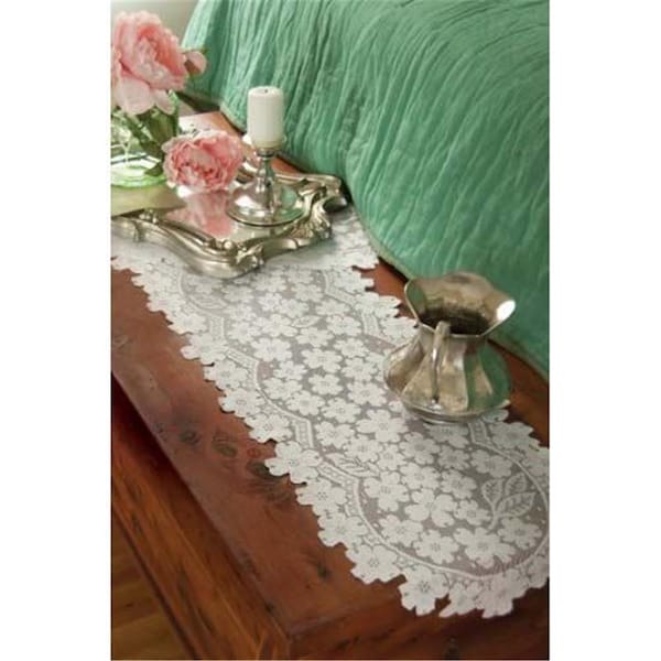Heritage Lace Dogwood 14 x 53 in. Runner - Ecru DW-1453E - main